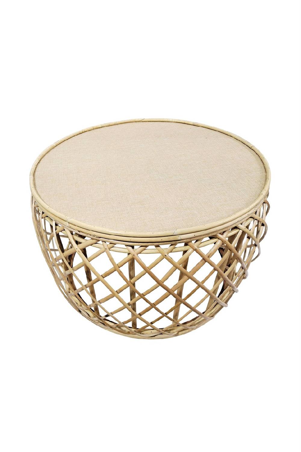 Kayoom Rattan Tisch Massa 125 Kostenlose Rückgabe