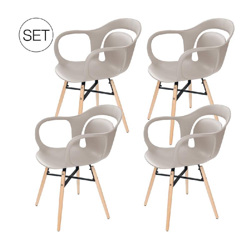 Kayoom Stuhl Chuck 110 4er-Set Sonderangebot