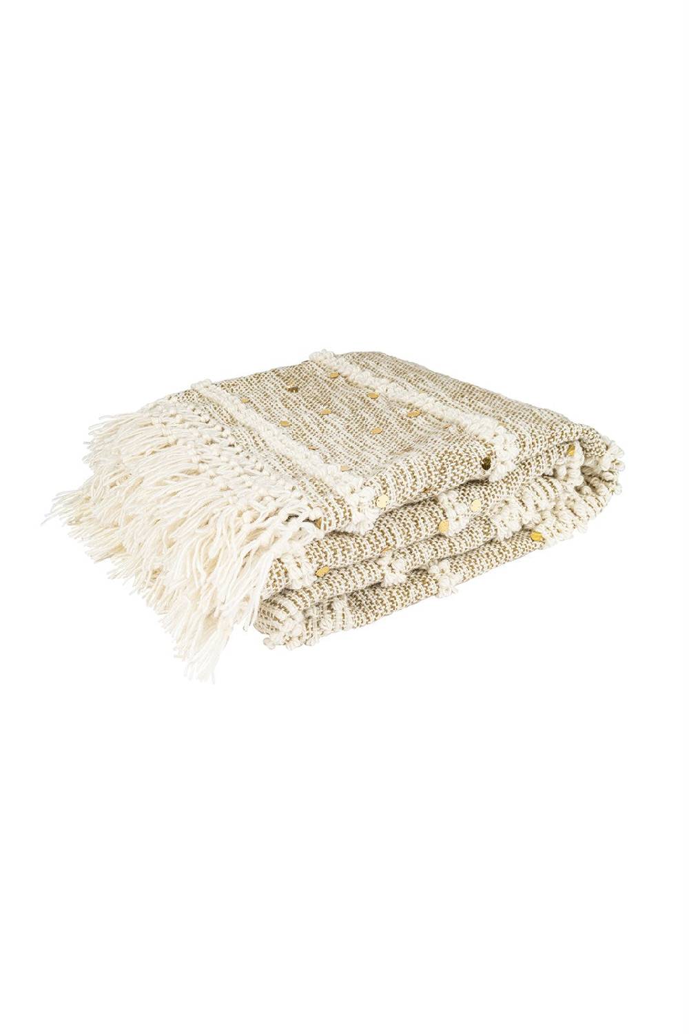 Kayoom Decke Bohist 425 Creme / Khaki JETZT KAUFEN
