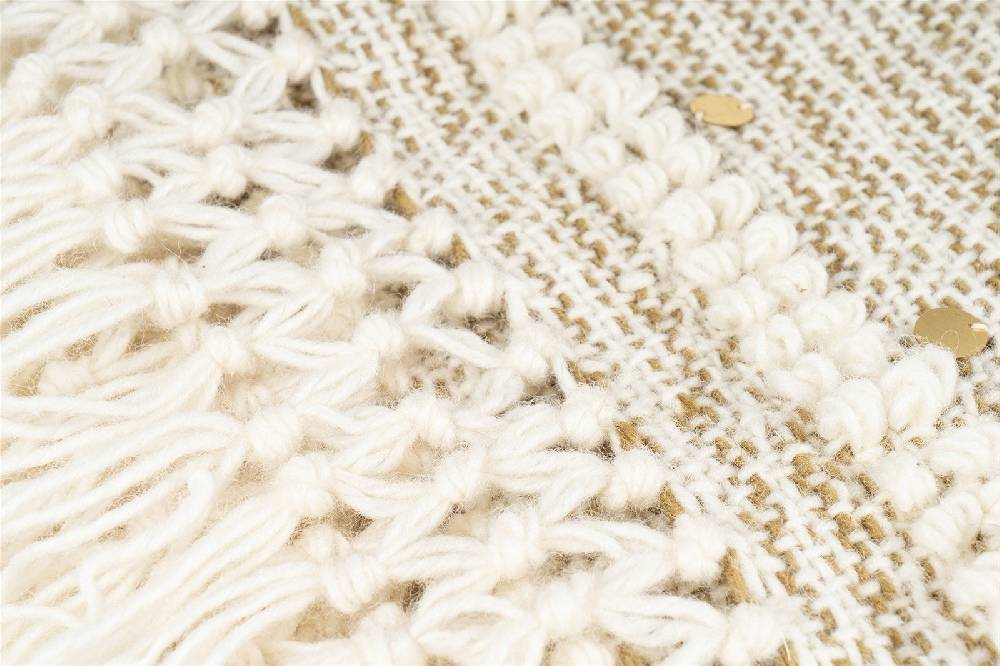 Kayoom Decke Bohist 425 Creme / Khaki JETZT KAUFEN