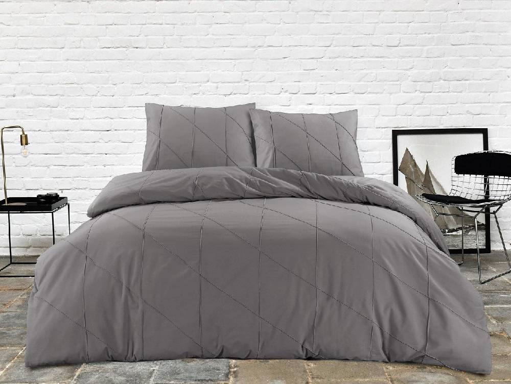 Kayoom Bettwäsche Lamia 125 Grau 155cm x 220cm Letzte 2 Tage