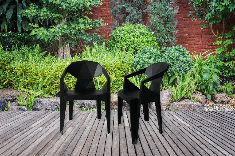 Kayoom Design-Stuhl Indoor / Outdoor - Stuhl Galerie 4er Set Limitierter Zeitrabatt