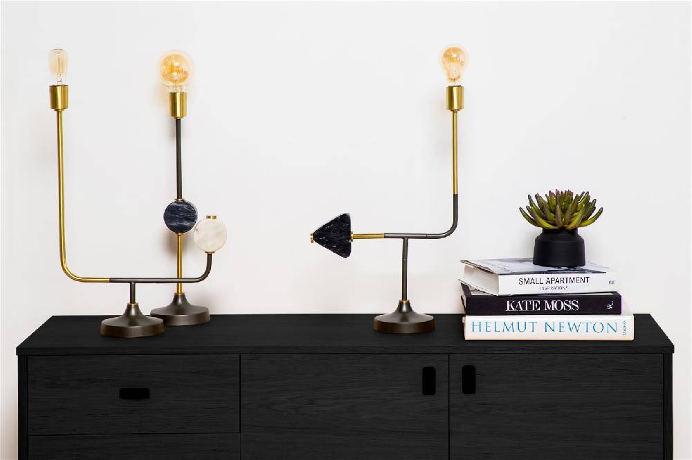 Kayoom Tischleuchte - Tischlampe Carlea 287 Schwarz Super Rabatt