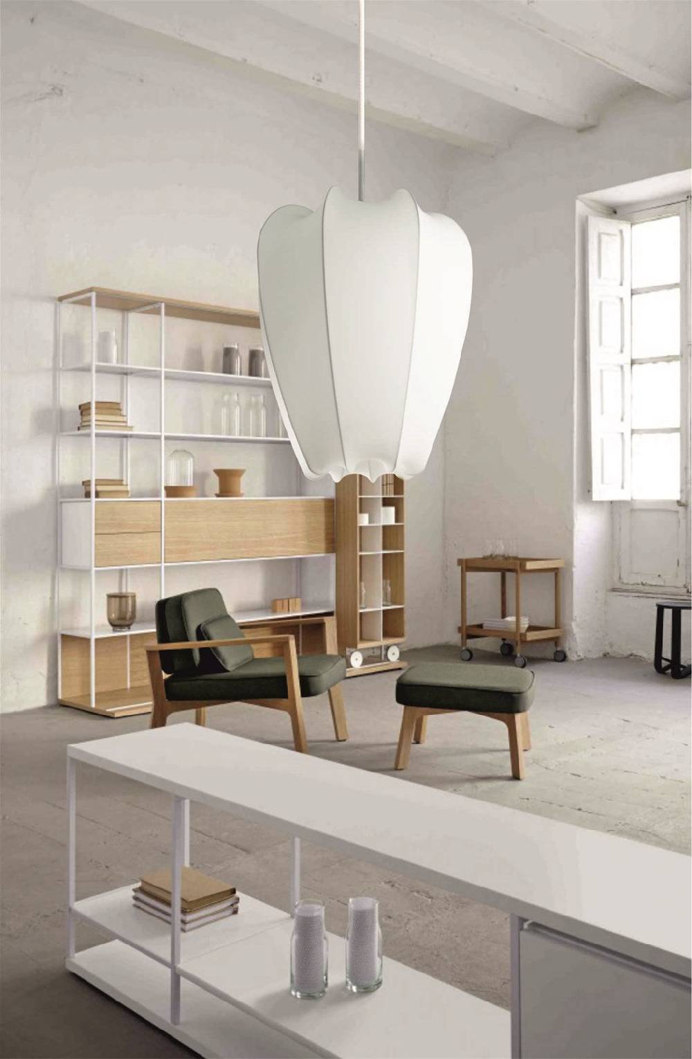 Kayoom Design-Hängelampe - Hängelampe Claire 110 Small Weiß Weihnachtsangebot
