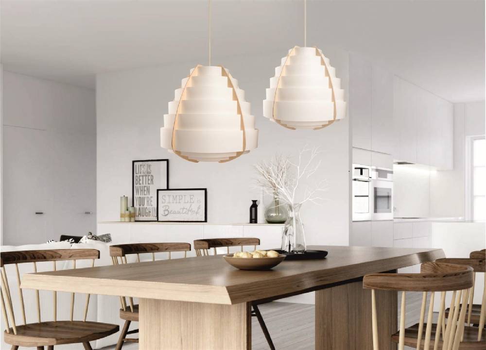 Kayoom Design-Hängelampe - Hängelampe Soleil 110 Weiß Osterangebot