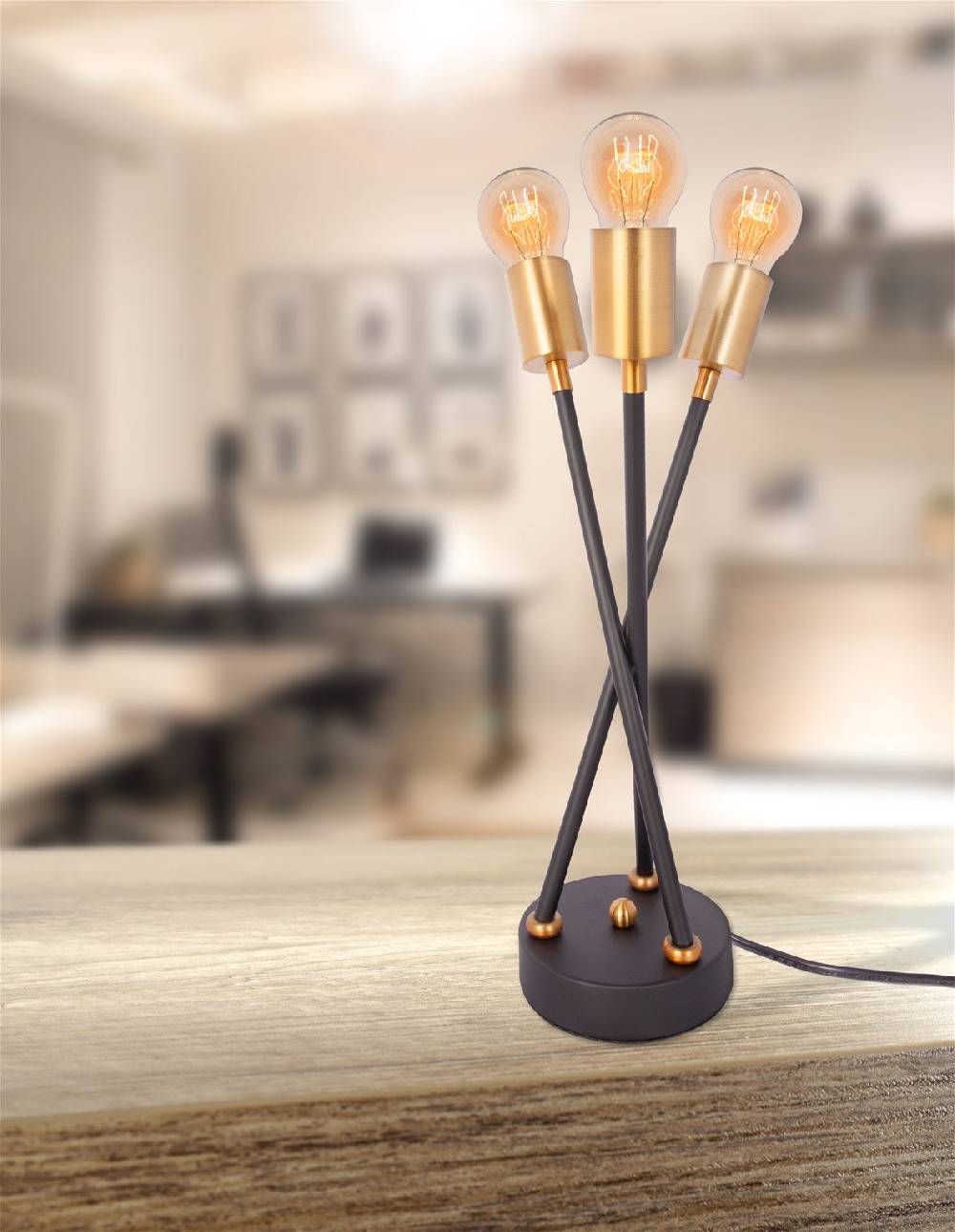 Kayoom Tischlampe Cantus 610 Schwarz Bestseller
