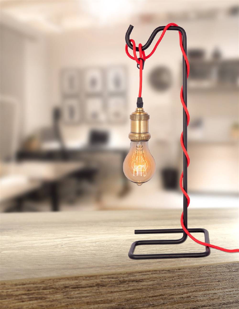 Kayoom Tischlampe Musium 810 Schwarz Saisonale Angebote