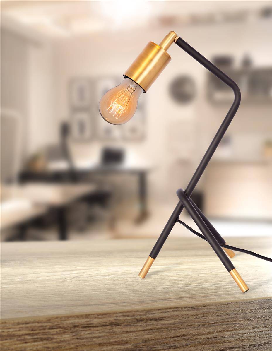 Kayoom Tischlampe Samuri 1010 Schwarz Räumungsverkauf