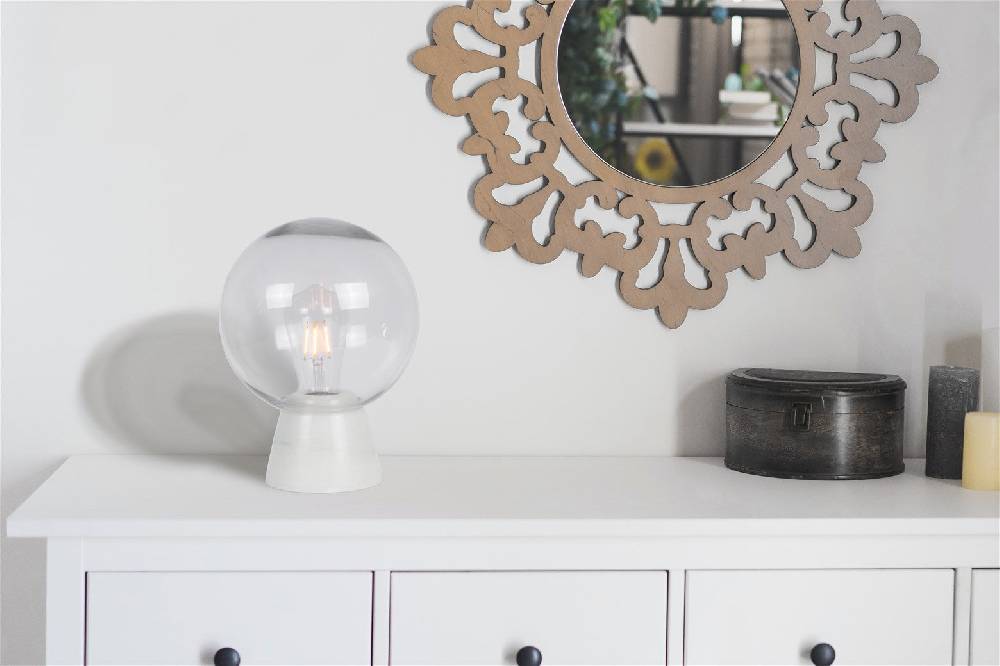 Kayoom Tischlampe Porrima Weiß Cyber Monday