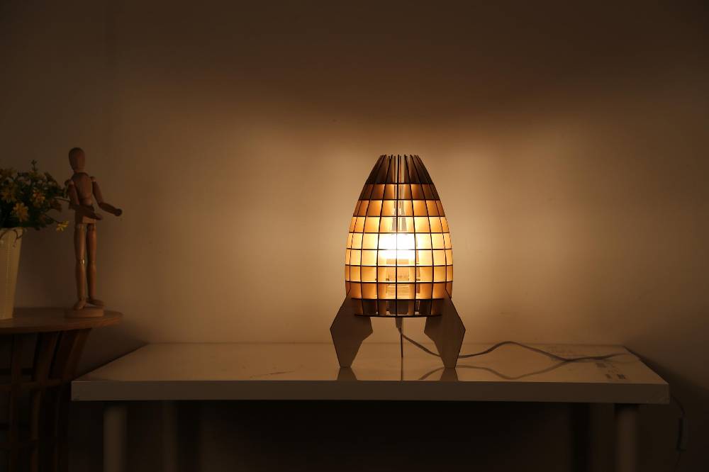 Kayoom Tischlampe Aviator Holz Blitzangebot