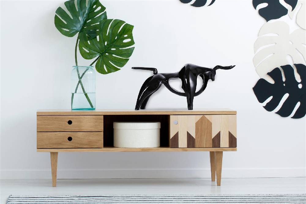 Kayoom Skulptur Bull 21-J Schwarz Wochenangebot