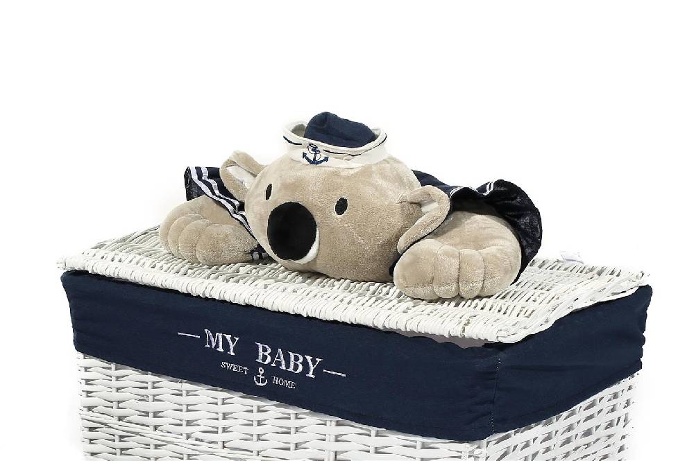 Kayoom Korb-Set Koala 200 Blau / Weiß Kostenlose Rückgabe
