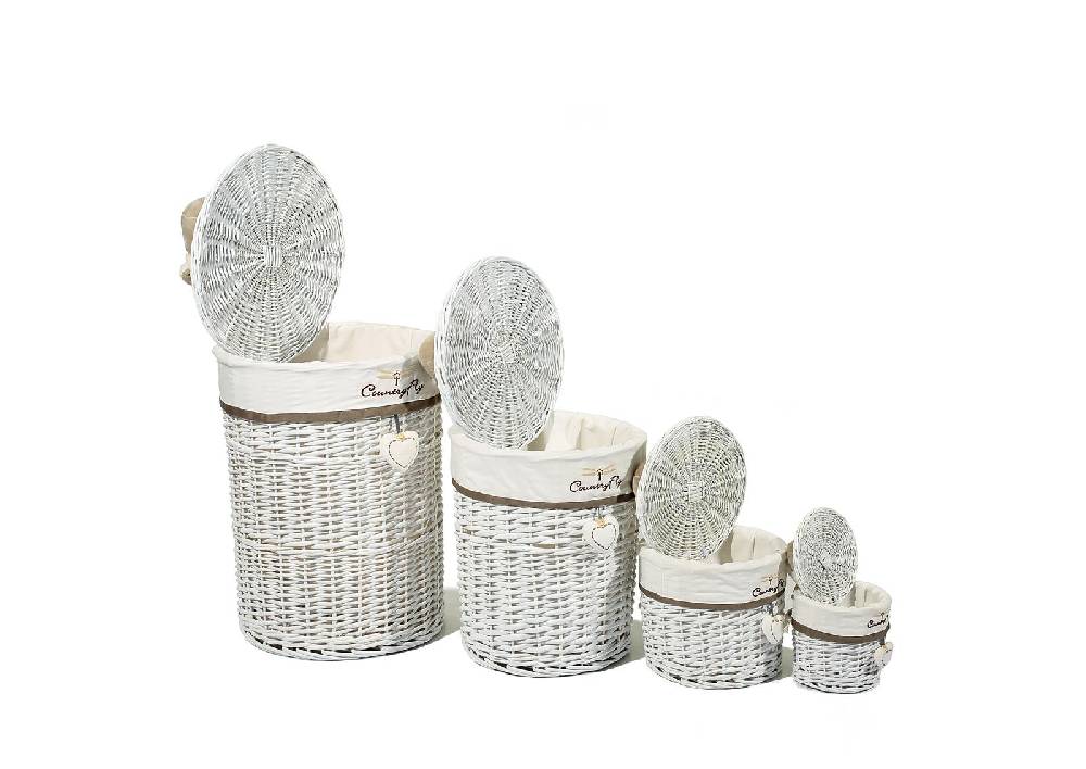 Kayoom Korb-Set Sheep II 204 Grau / Weiß JETZT KAUFEN