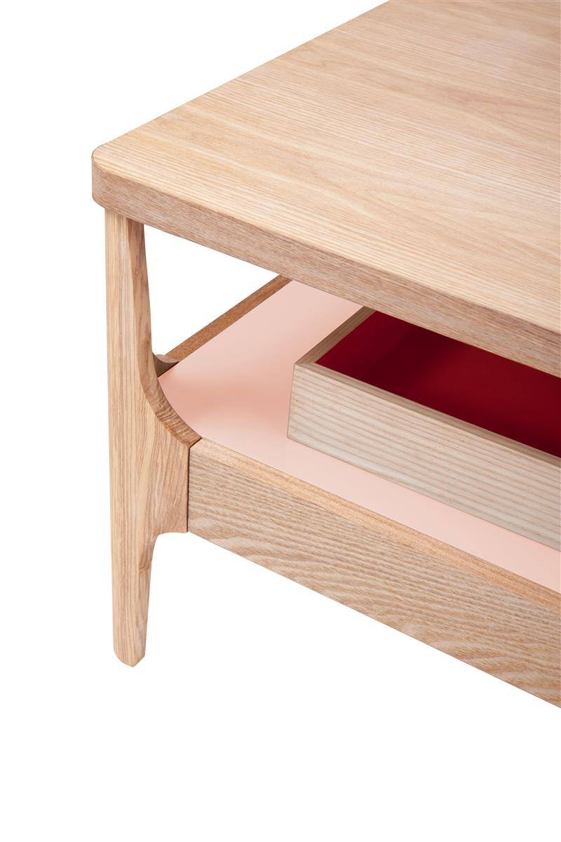 Kayoom Kaffeetisch Addison III Esche / Rosa Clearance-Verkauf