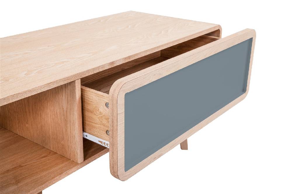 Kayoom Fernsehtisch/Sideboard - TV-Tisch Addison I Esche / Grau Im Verkauf