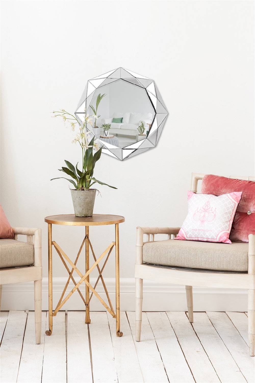 Kayoom Wandspiegel Herakles 1010 Silber Fabrik Onlineshop