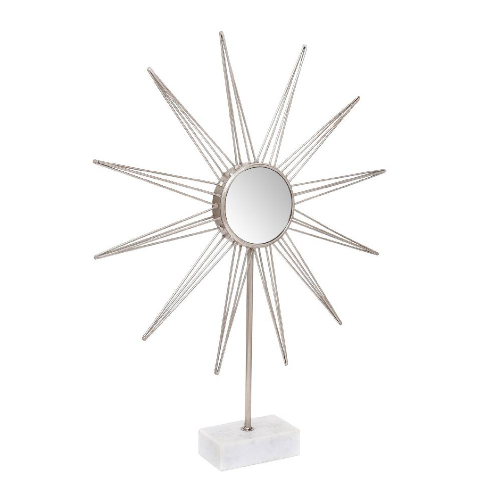 Kayoom Figur - Skulptur Ajey 387 Silber / Weiß Exklusive Angebote