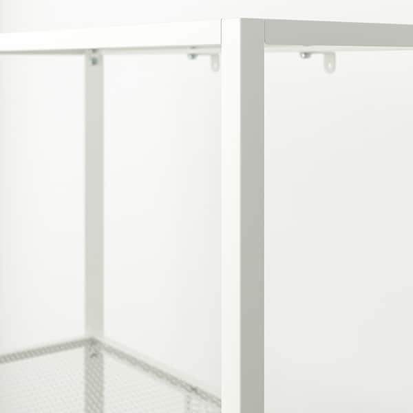 BAGGEBO Regal, Metall/weiß, Kostenlose Rückgabe