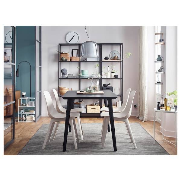 VITTSJÖ Aufbewahrung, schwarzbraun/Glas, Bis zu 65% Rabatt