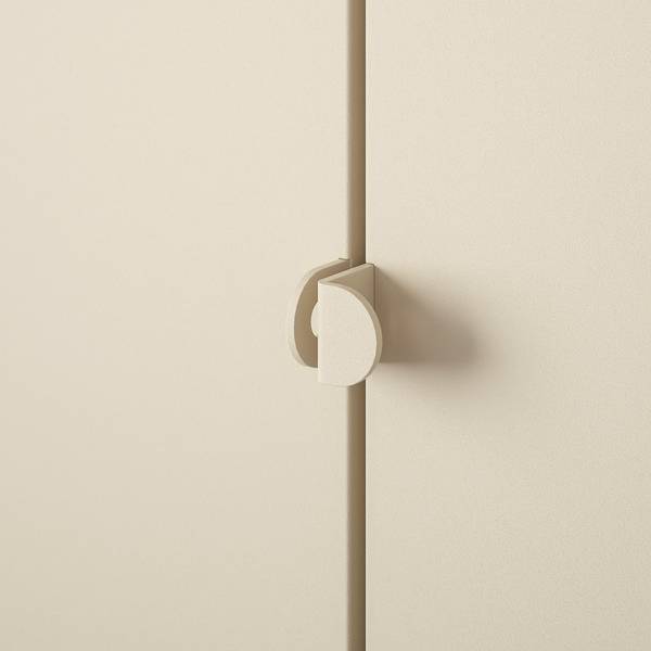 KOLBJÖRN Schrank drinnen/draußen, beige, zollfrei