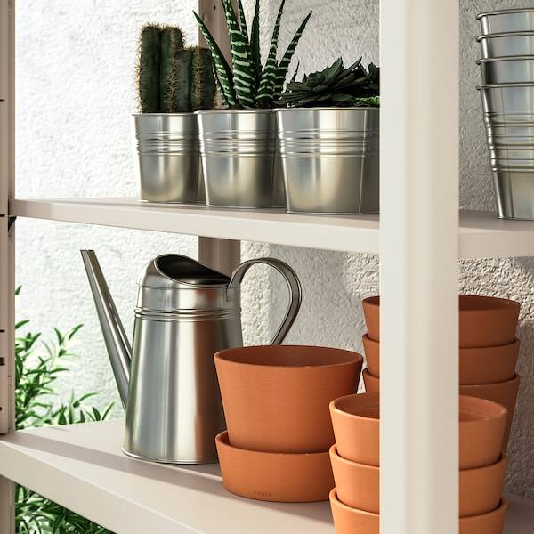 KOLBJÖRN Regal mit Schrank, beige, Outlet