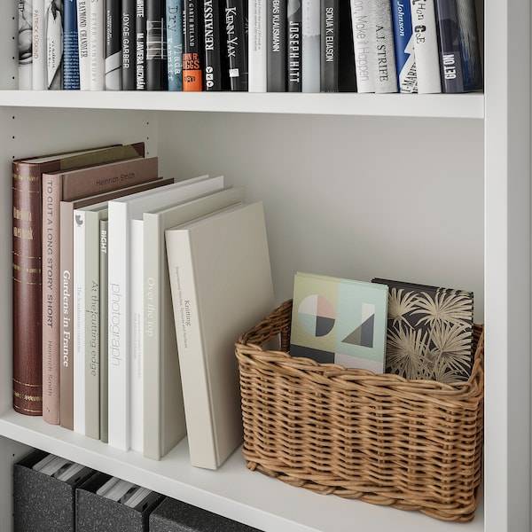 SKRUVBY Bücherregal, weiß, Exklusivangebot