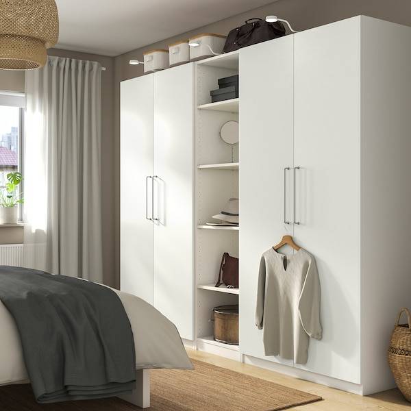PAX / FORSAND Kleiderschrank, weiß/weiß, JETZT KAUFEN