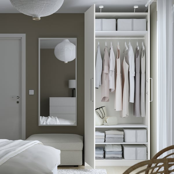 PAX / FORSAND Kleiderschrank, weiß/weiß, Zeitbegrenzte Promotion