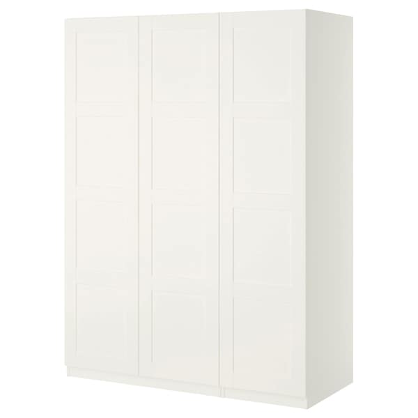 PAX / BERGSBO Kleiderschrank, weiß/weiß, Fabrikladen