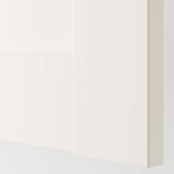 PAX / BERGSBO Kleiderschrank, weiß/weiß, Fabrikladen
