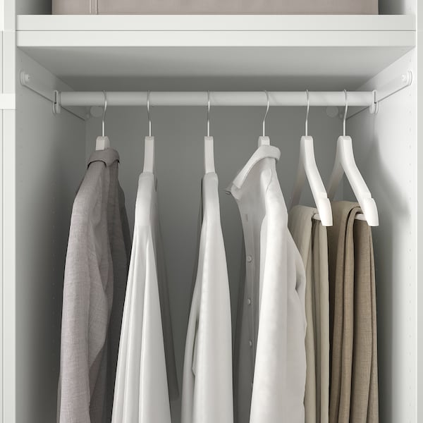 PLATSA Kleiderschrank mit 6 Türen, weiß/Fonnes weiß, Großer Ausverkauf