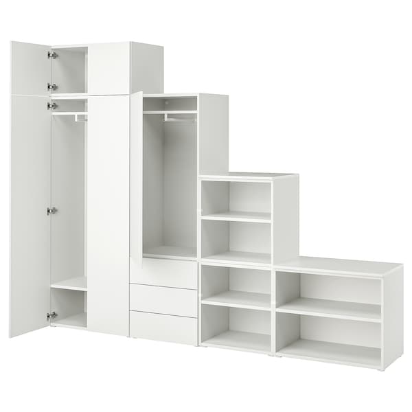 PLATSA Kleiderschr m 5 Türen+3 Schubl., weiß/Fonnes weiß, Flash Sale