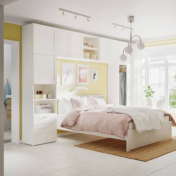 PLATSA Klschrank/8 Türen+3 Schubl., weiß/Fonnes Sannidal, Muttertagsangebot