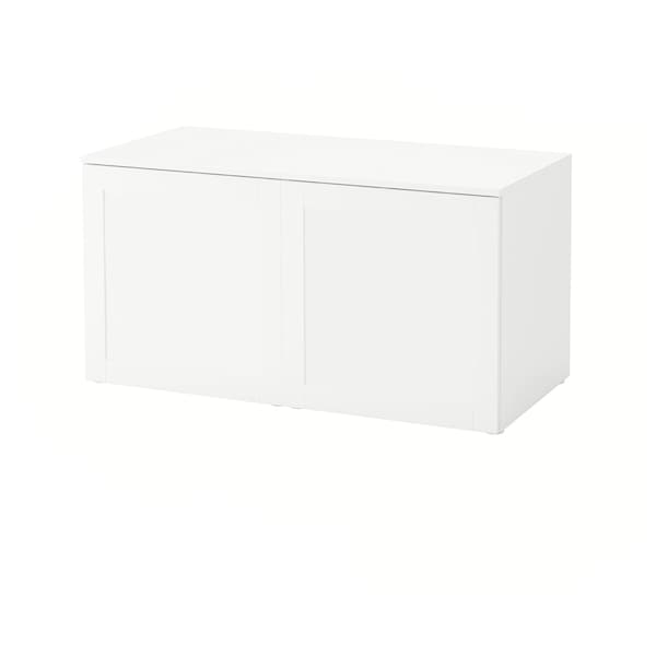 PLATSA Banktruhe, weiß/Sannidal weiß, Zeitlich begrenztes Angebot