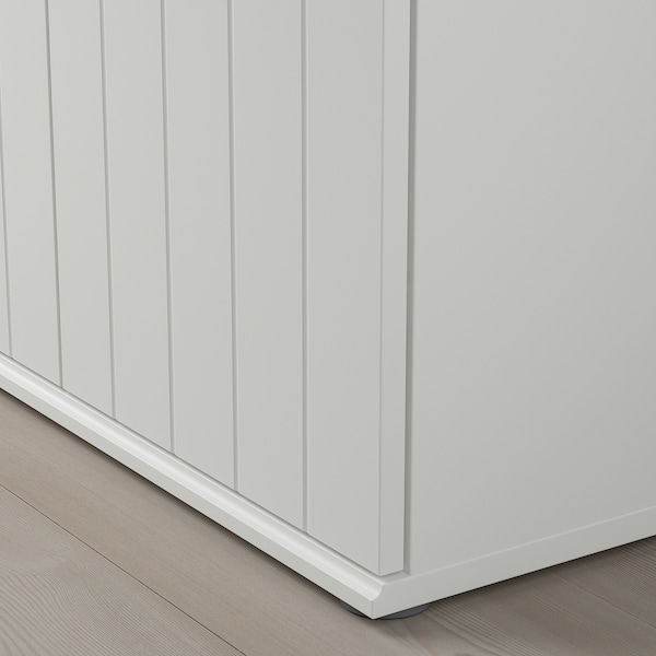 SKRUVBY Schrank mit Türen, weiß, 2025