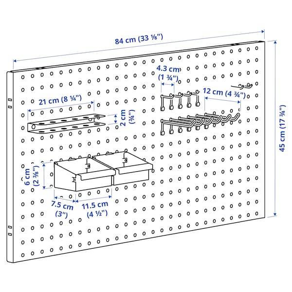BROR Lochplatten-Set 20-tlg., schwarz Fabrikpreis