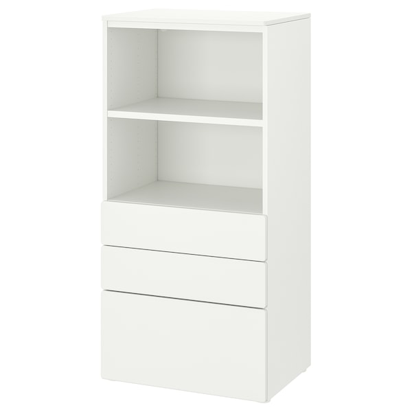 SMÅSTAD / PLATSA Regal, weiß weiß/3 Schubladen, Saisonale Angebote