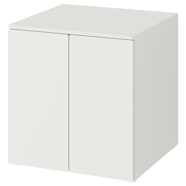 SMÅSTAD / PLATSA Schrank, weiß weiß/1 Boden, Kauf eins, bekomm eins gratis