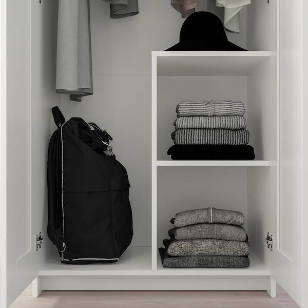 BRIMNES Kleiderschrank 2-türig, weiß, Meist gekauft