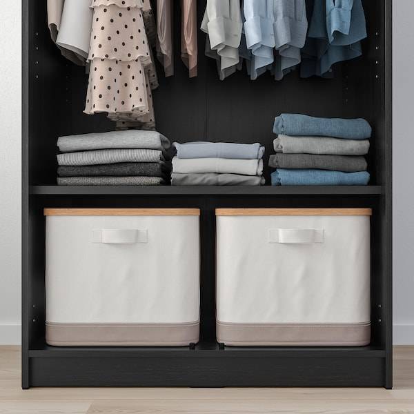 RAKKESTAD Schrank mit 2 Türen, schwarzbraun, Großer Ausverkauf