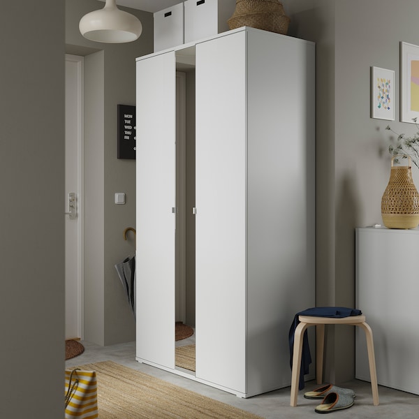 VIHALS Schrank mit 2 Türen, weiß, Begrenztes Angebot