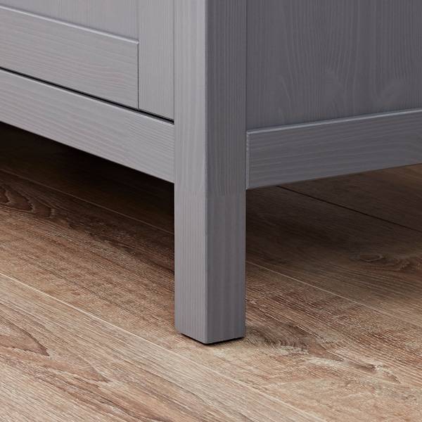 HEMNES Wäscheschrank, grau lasiert, Saisonschlussverkauf