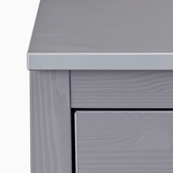 HEMNES Wäscheschrank, grau lasiert, Saisonschlussverkauf