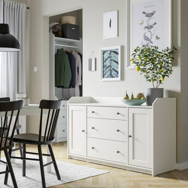 HAUGA Sideboard, weiß, Wochenangebot