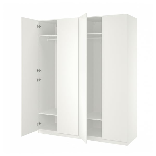 PAX / FORSAND Kleiderschrank, weiß/weiß, Nur noch ein Tag übrig