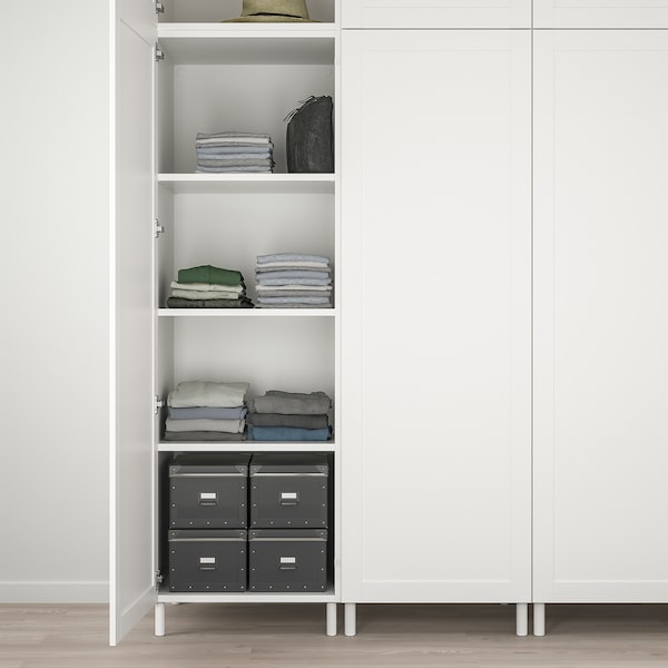 PLATSA Kleiderschrank mit 9 Türen, weiß Sannidal/weiß, Hotsell