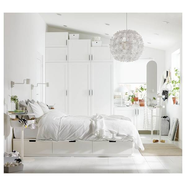 PLATSA Kleiderschrank mit 9 Türen, weiß Sannidal/weiß, Hotsell