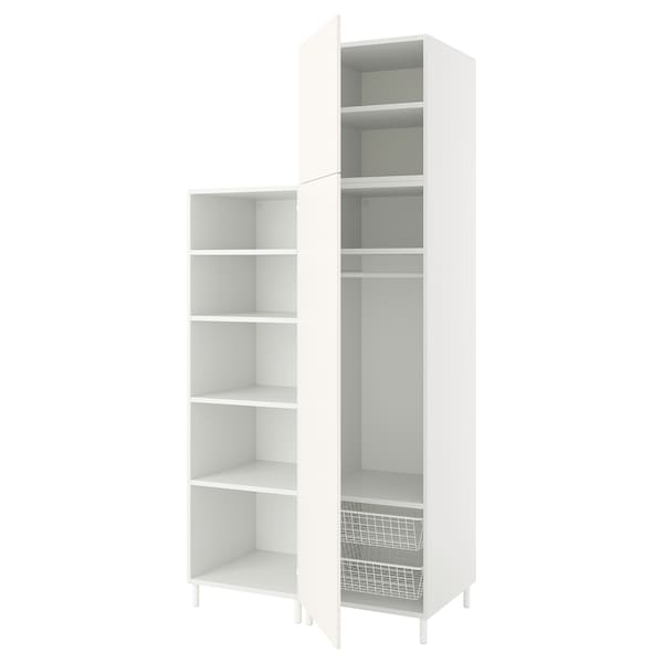 PLATSA Schrank mit 2 Türen, weiß/Fonnes weiß, im Angebot