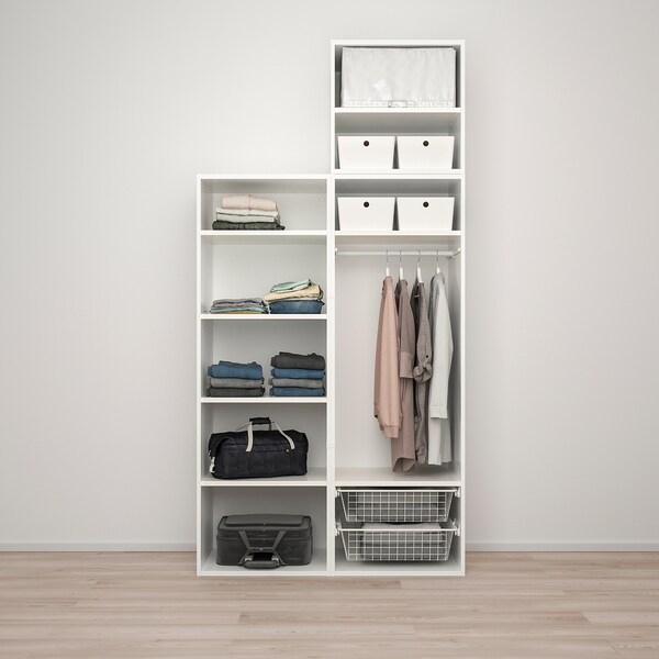 PLATSA Schrank mit 2 Türen, weiß/Fonnes weiß, im Angebot