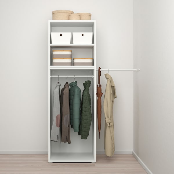 PLATSA Schrank mit 2 Türen, weiß/Fonnes weiß, VIP-Rabatte
